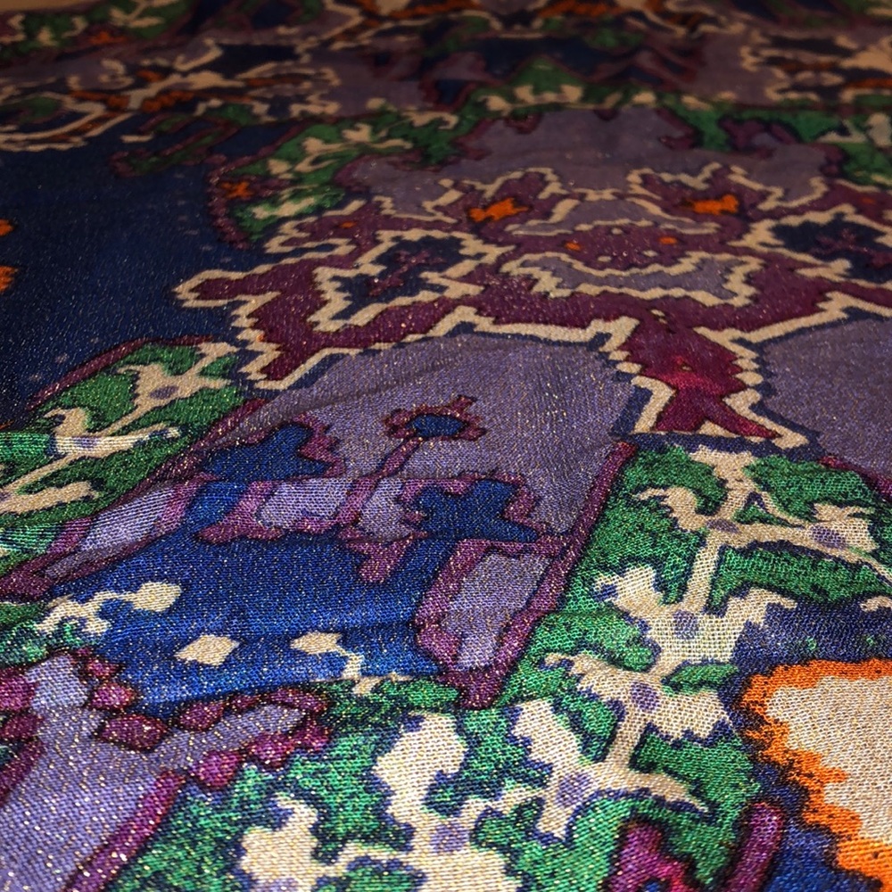 Patterned Infinity Scarf - image 4